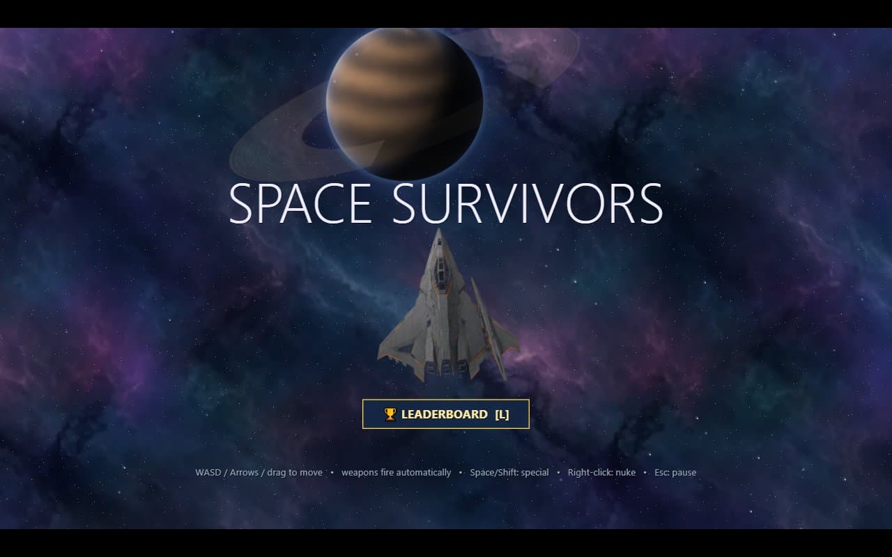Portada de Space Survivors
