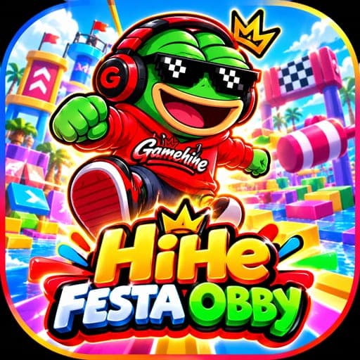 Capa de Jogar HiHe Festa Obby grátis online | GameHiHe