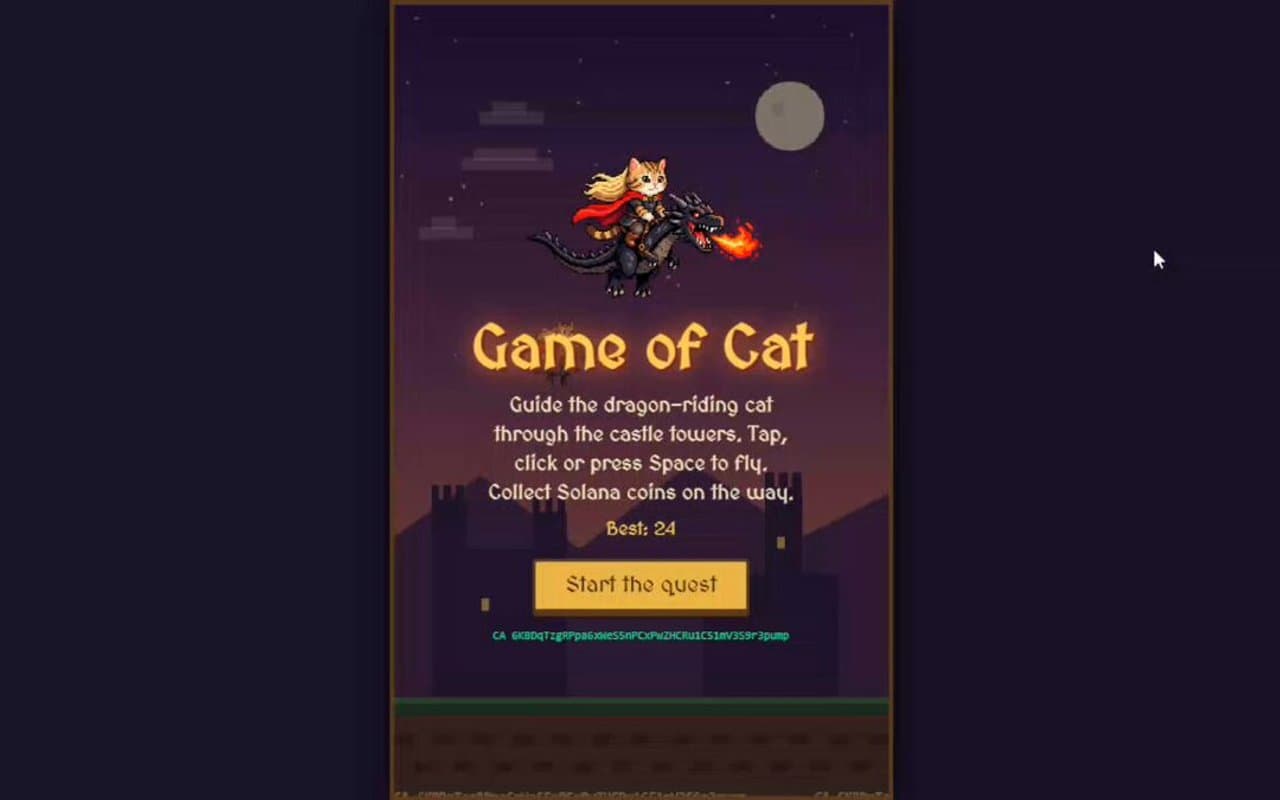 Cover image for Game of Cat Flyer