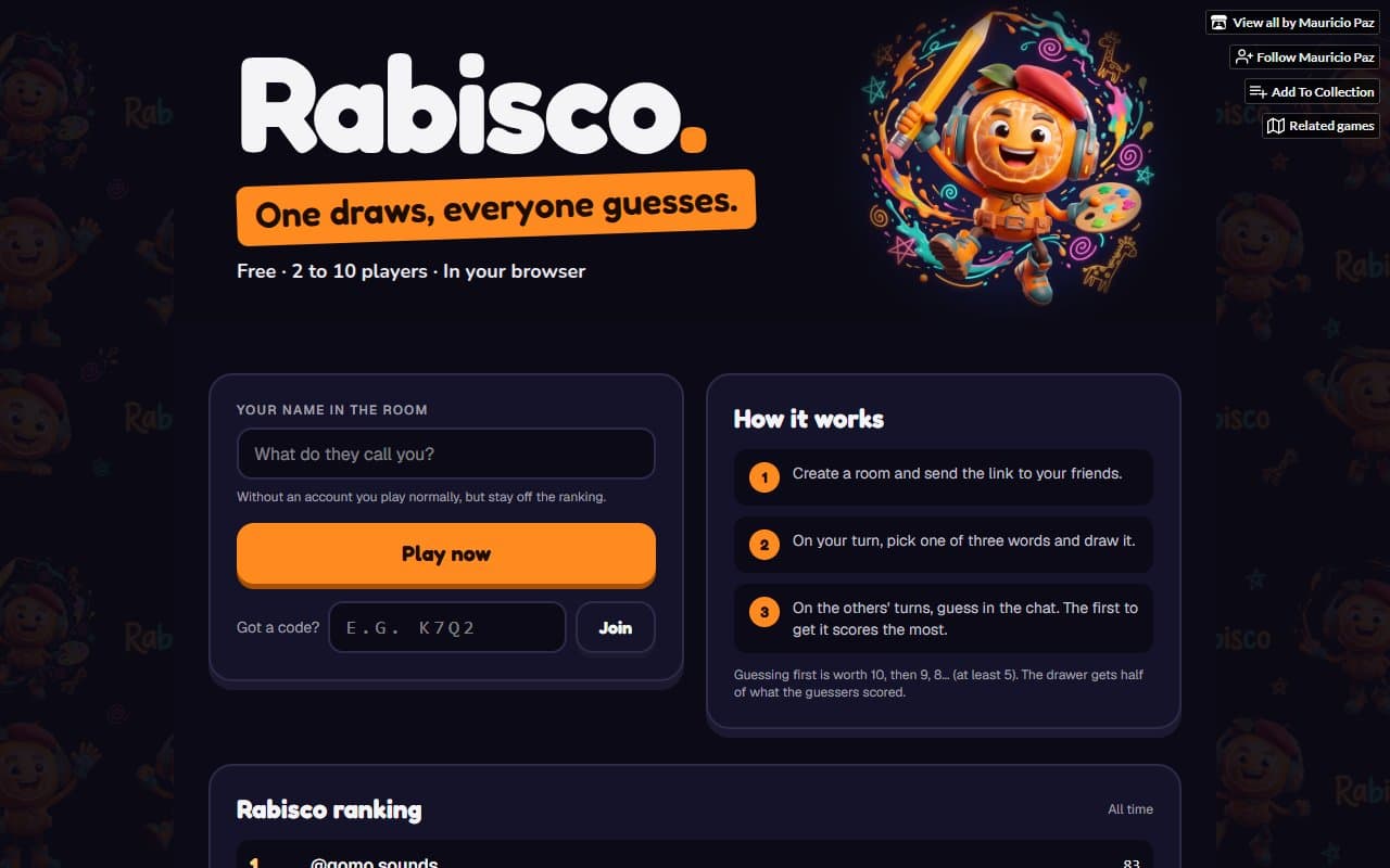 Portada de Rabisco