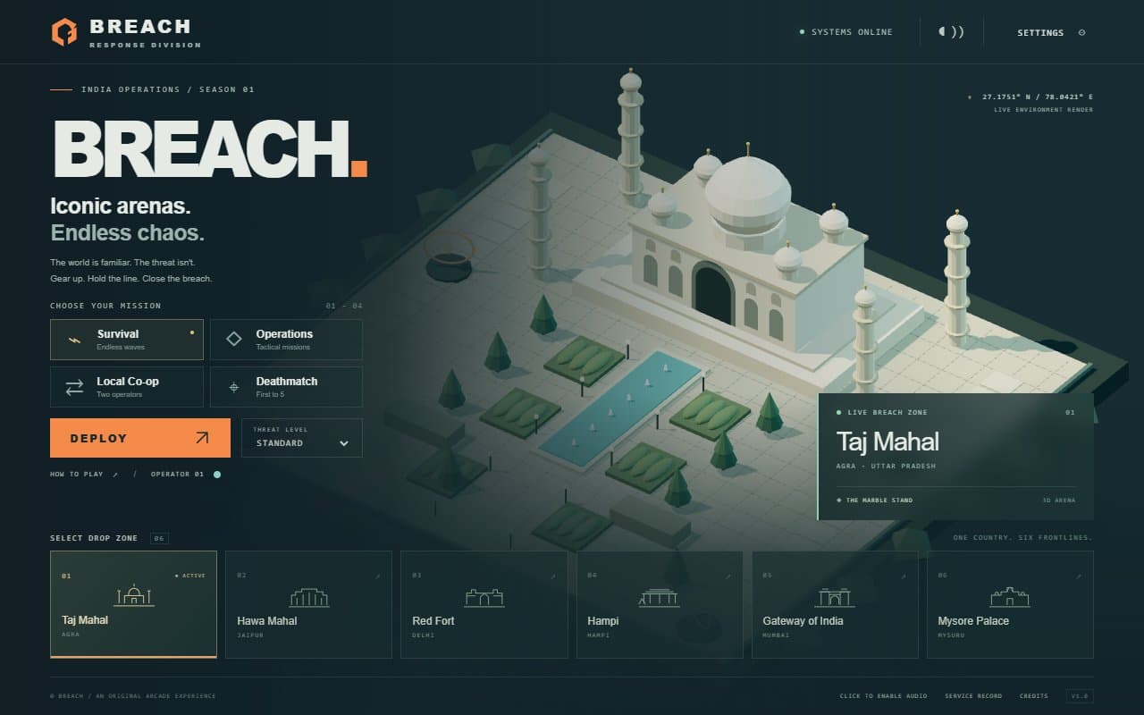Capa de BREACH: India Operations