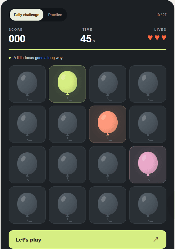 Portada de Pop Recall — 45-Second Memory Game