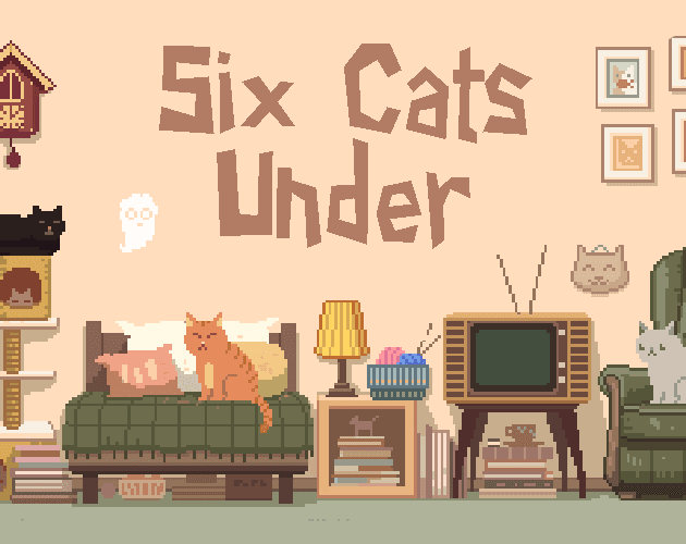 Cover image for Six Cats Under