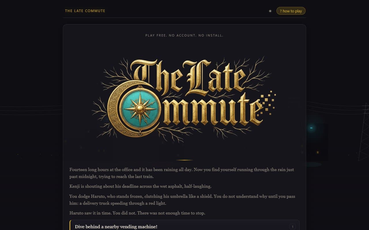 Cover image for The Late Commute