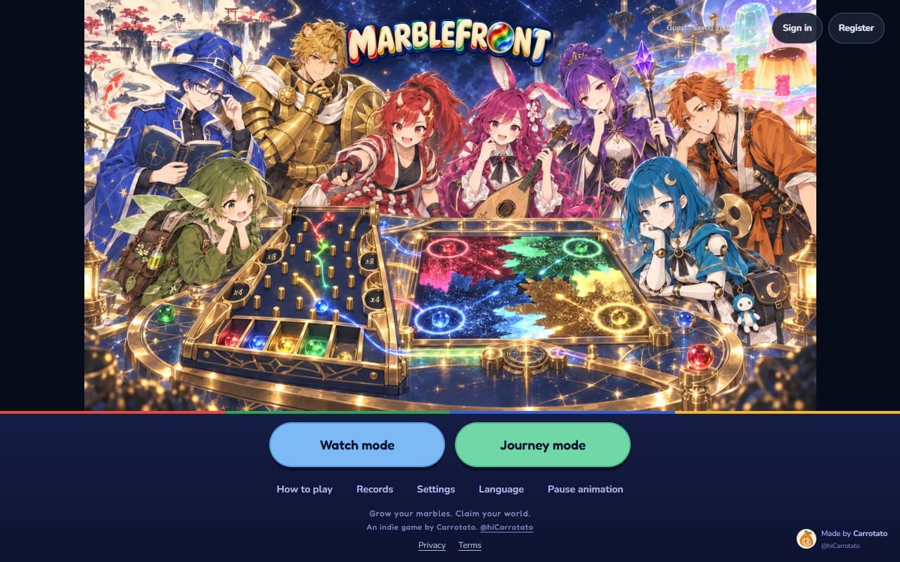 Cover image for Marblefront