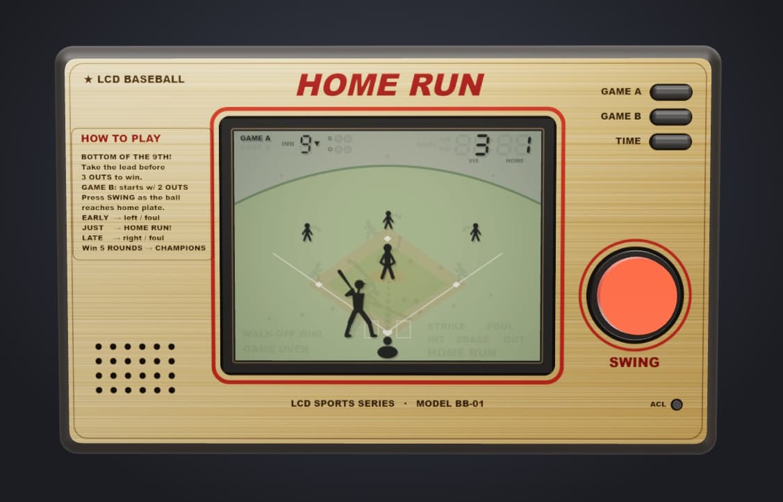 Cover image for Game Watch Baseball