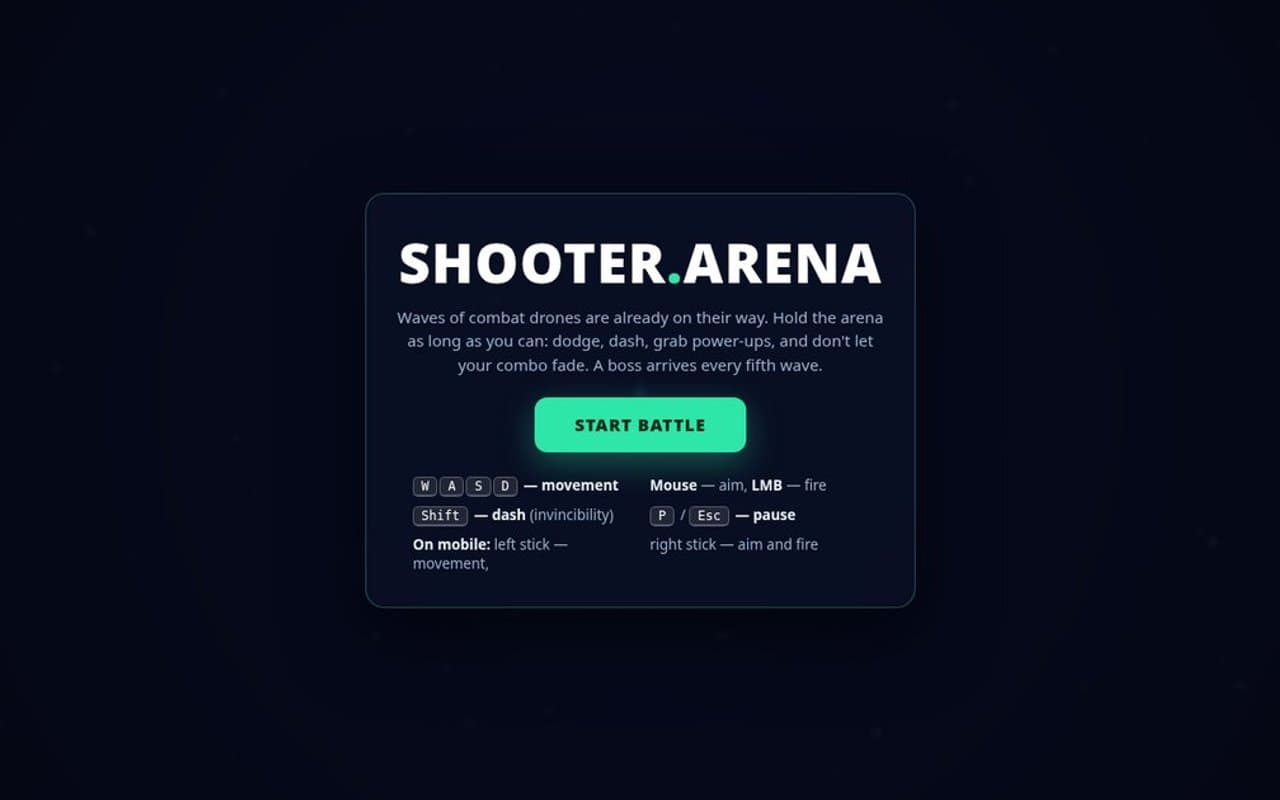 SHOOTER.ARENA cover
