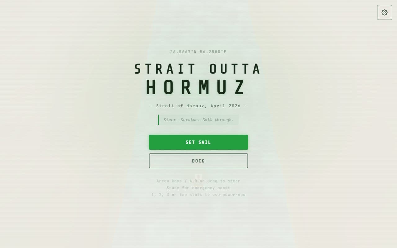Cover image for Strait Outta Hormuz