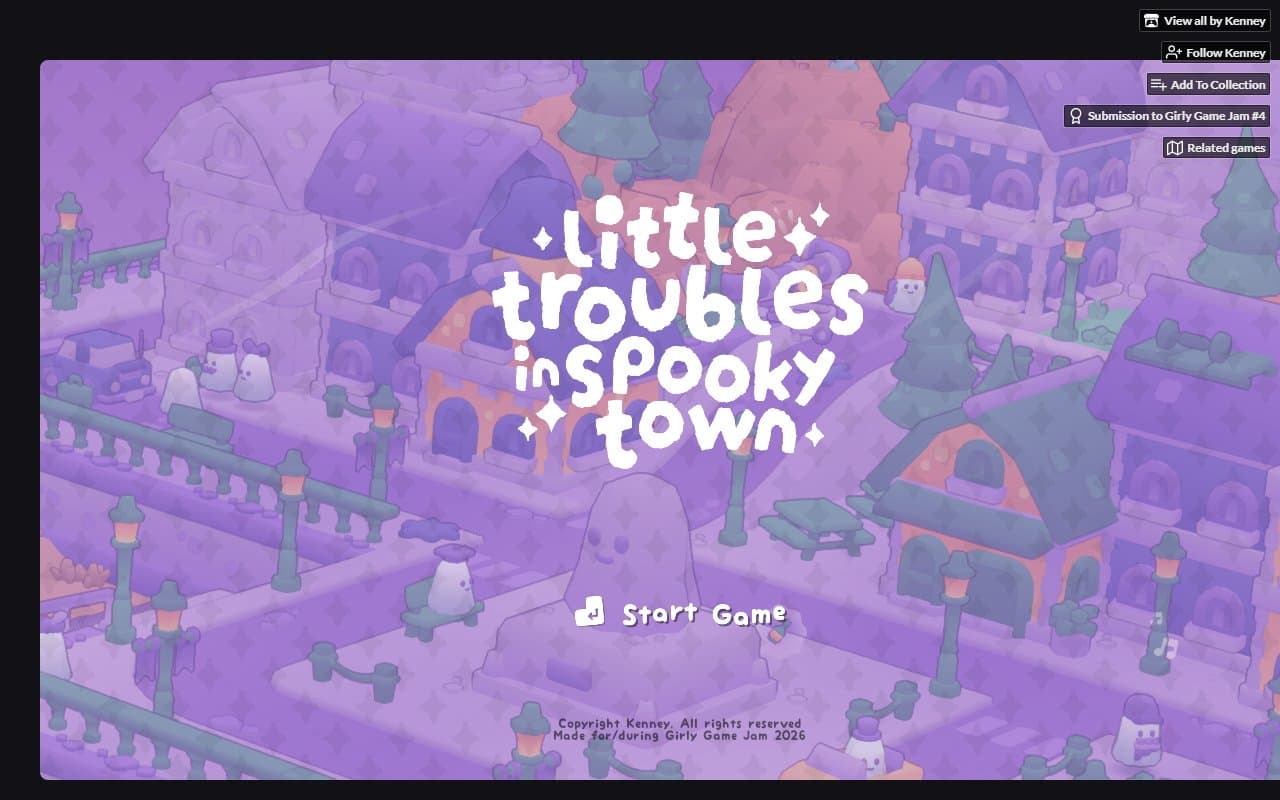 Portada de Little Troubles in Spooky Town