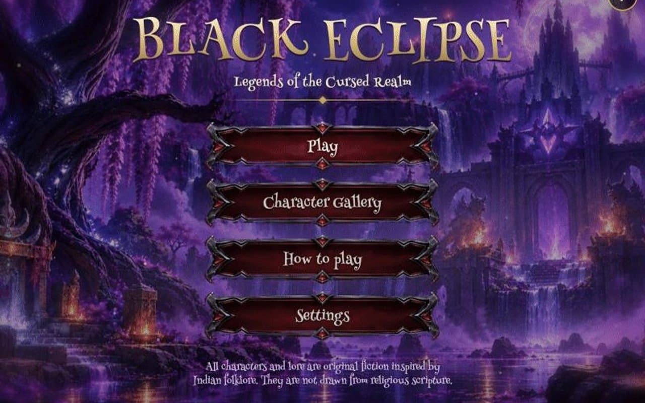 Cover image for Black Eclipse: Legends of the Cursed Realm
