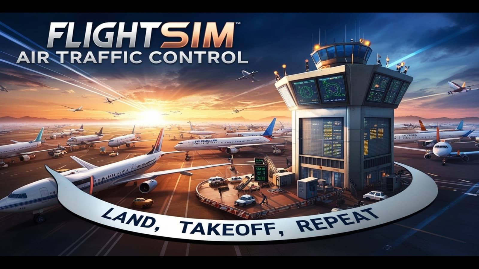 Cover image for Flight Sim Air Traffic Control
