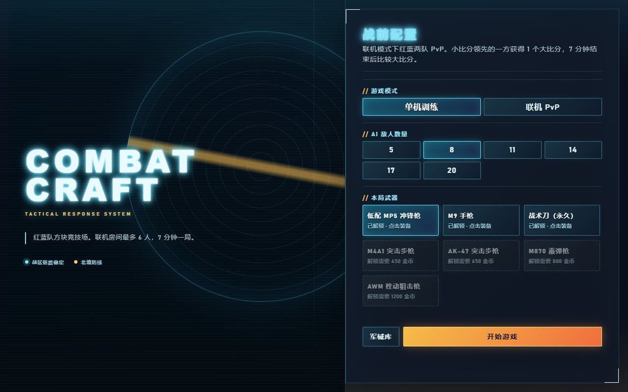 Portada de Combat Craft