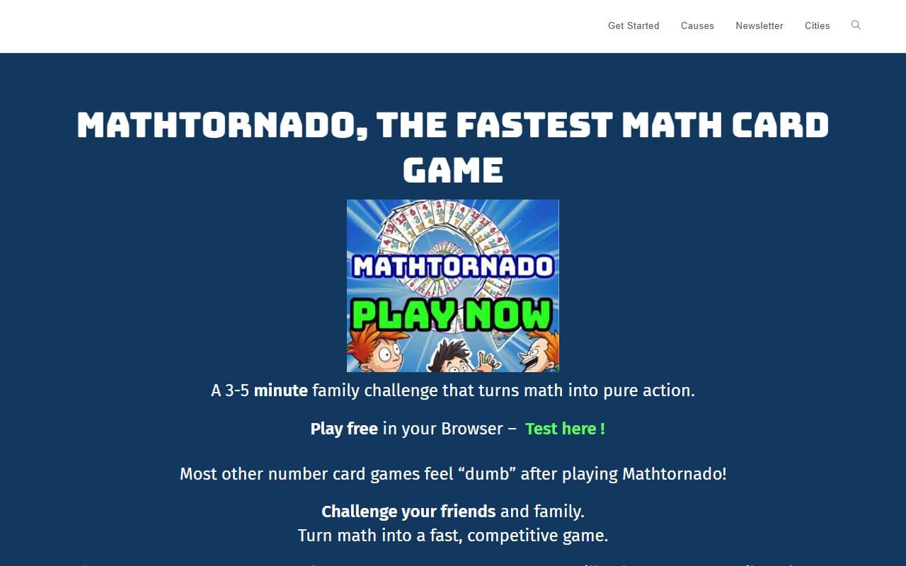 Cover image for Math Tornado