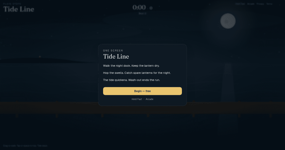 Portada de Tide Line