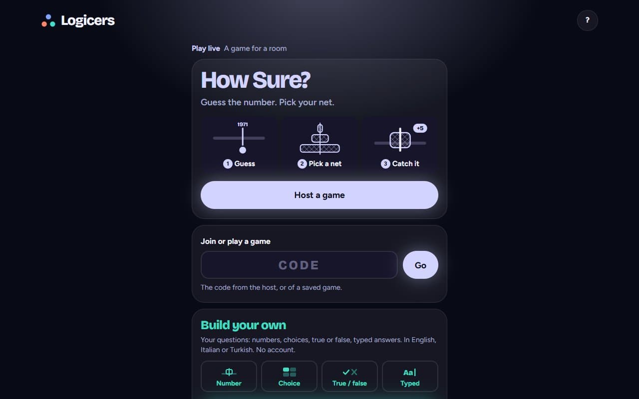 Portada de How Sure? Play live
