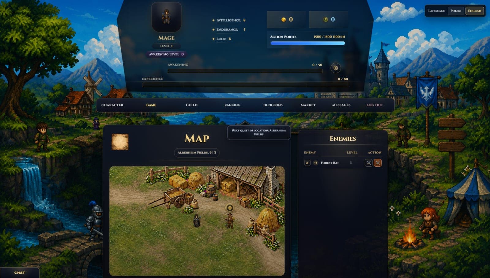 Portada de Velderis - Free Browser MMORPG