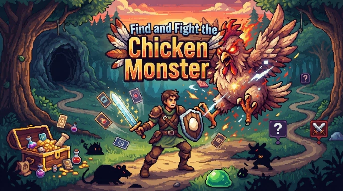 Cover image for Find and Fight the Chicken Monster