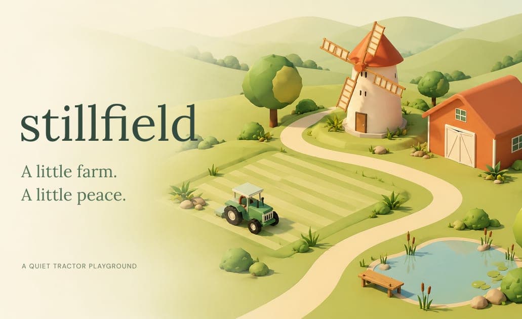 Cover image for Stillfield - a little farm. a little peace.