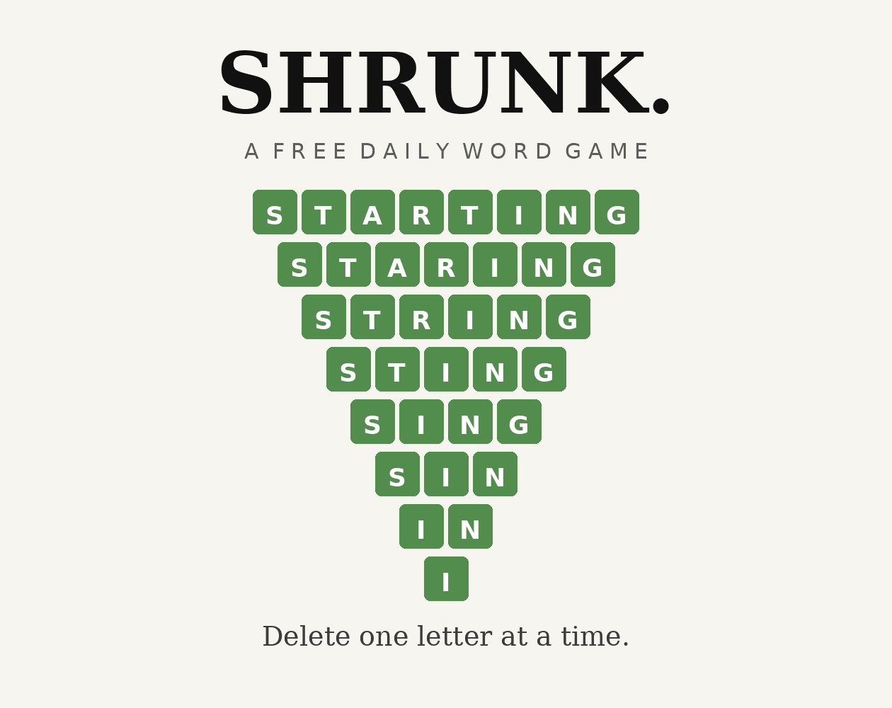 Portada de SHRUNK.