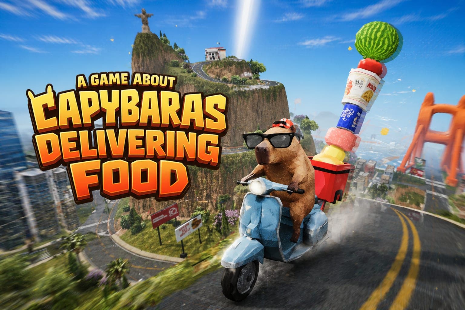 A Game About Capybaras Delivering Food cover
