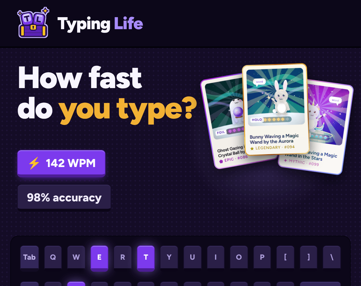 Capa de Typing Life - Incremental life simulator game