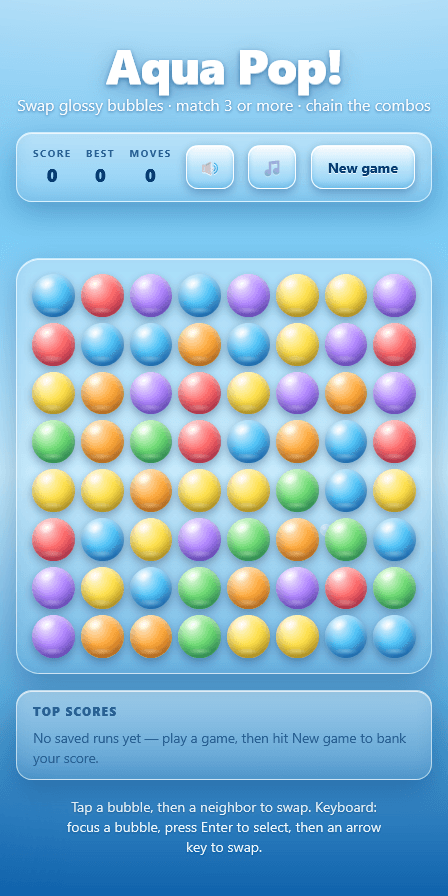 Portada de Aqua Pop!