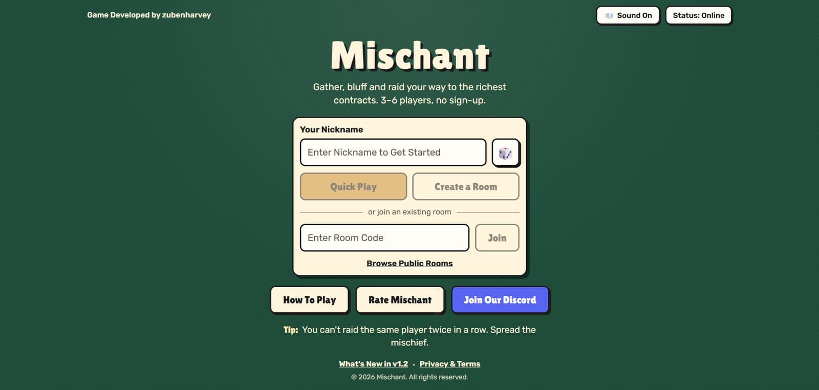 Cover image for Mischant