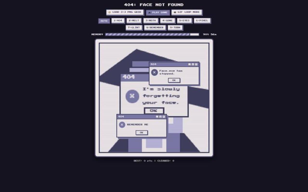 Portada de 404: Face Not Found
