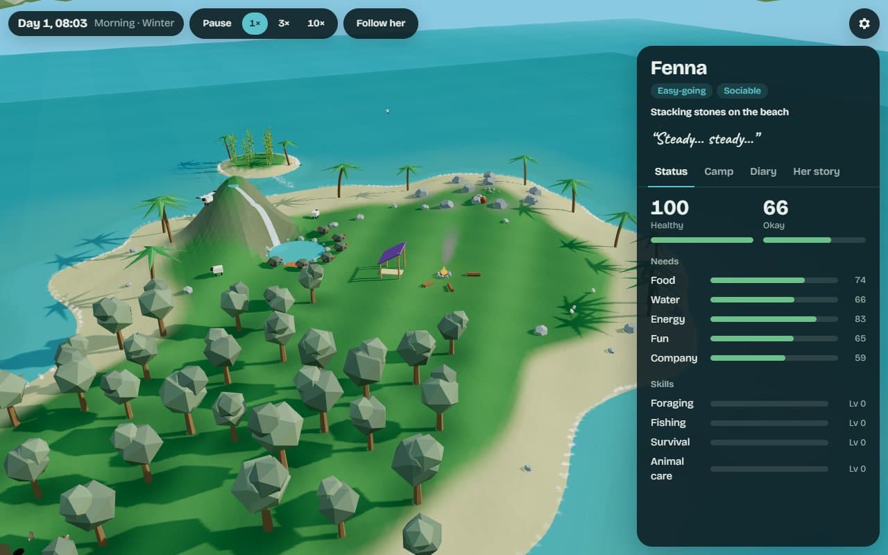 Cover image for Island Sim