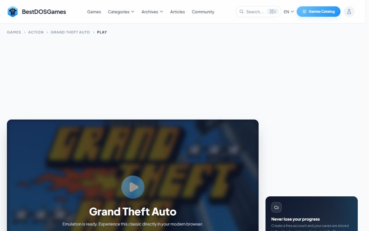 Cover image for Grand Theft Auto