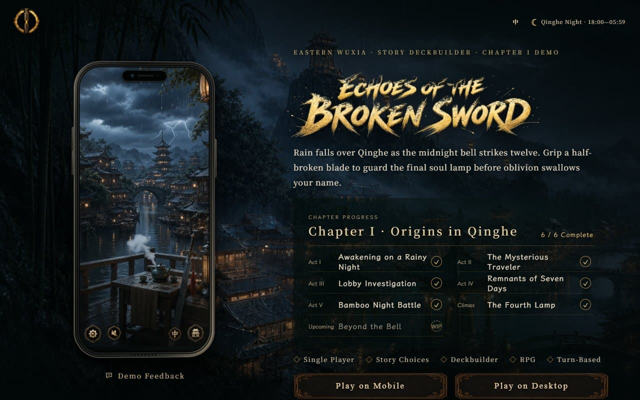 Capa de Echoes of the Broken Sword