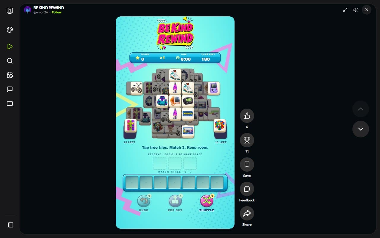 Cover image for BE KIND REWIND