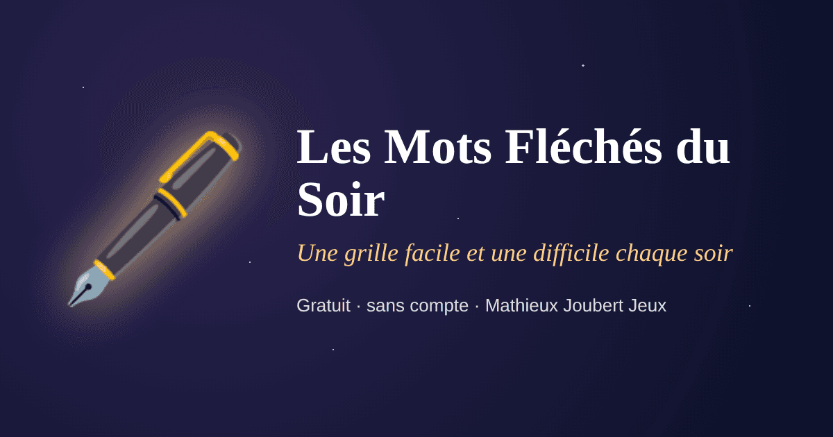 Portada de Les Mots Fléchés du Soir