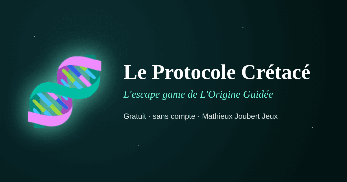Capa de Le Protocole Crétacé