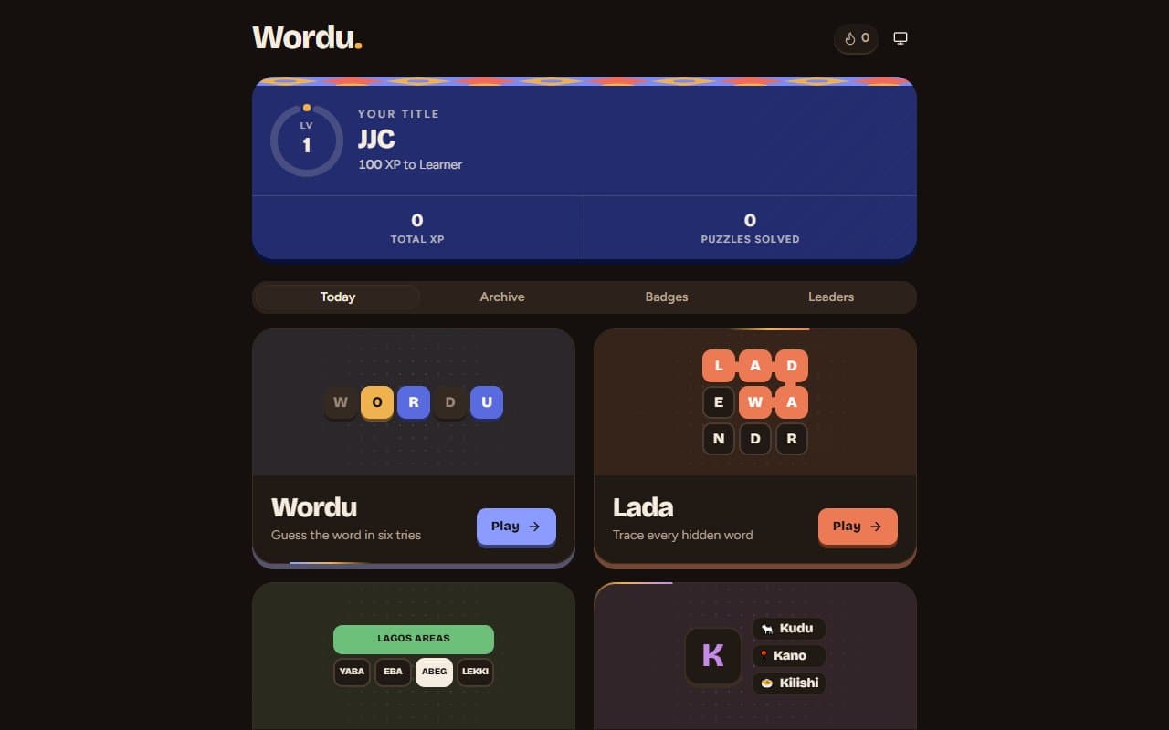 Cover image for Wordu