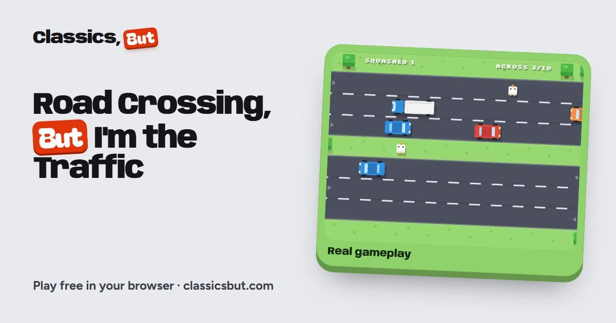 Portada de Road Crossing, But I'm the Traffic