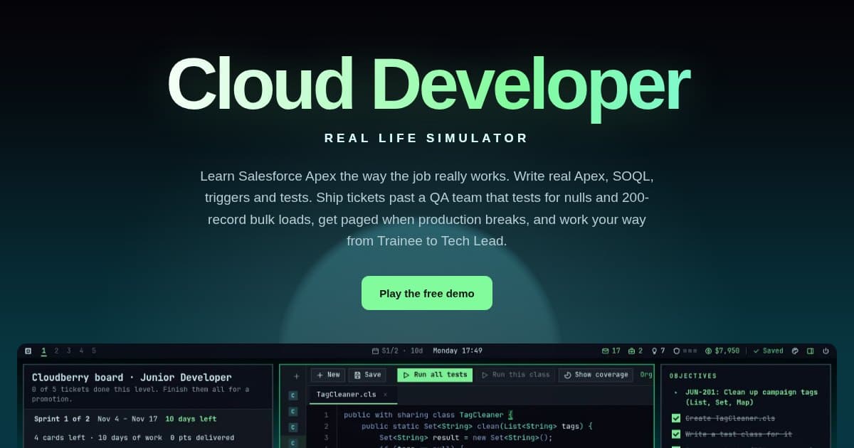 Cover image for Cloud Developer