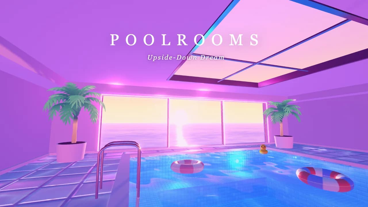 Capa de POOLROOMS: Upside-Down Dream