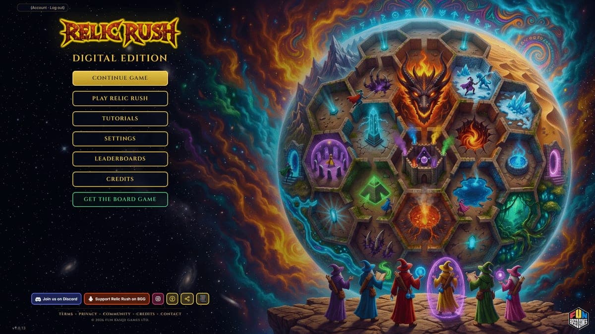 Portada de Relic Rush: Try the Board Game Online Now for Free
