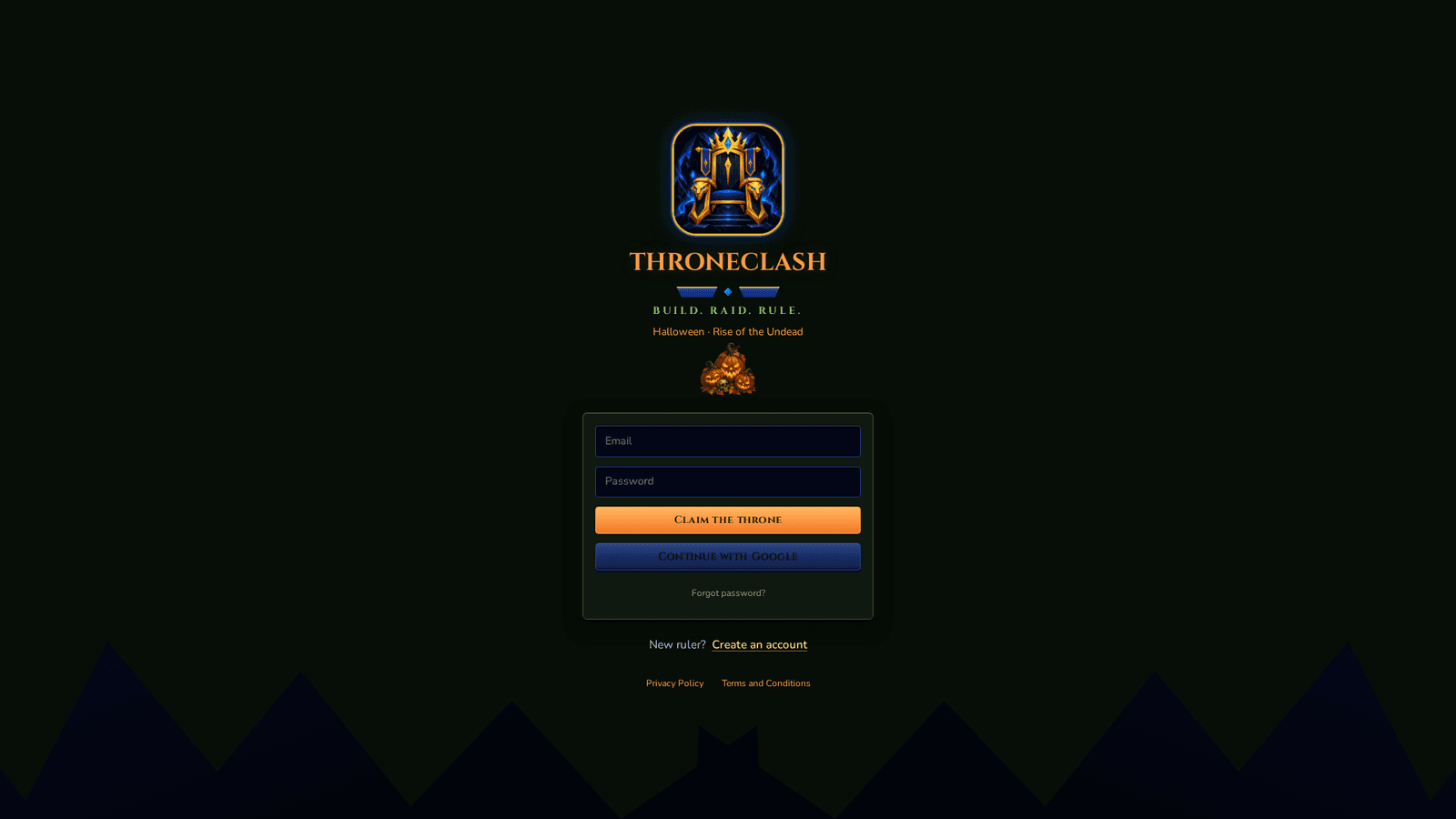 Portada de Throneclash — Build. Raid. Rule.