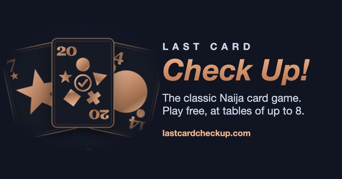 Cover image for Last Card, Check Up!