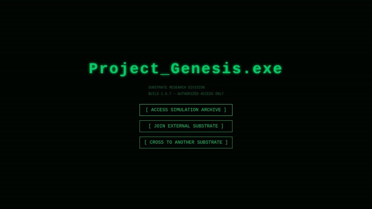 Cover image for Project_GENESIS.exe