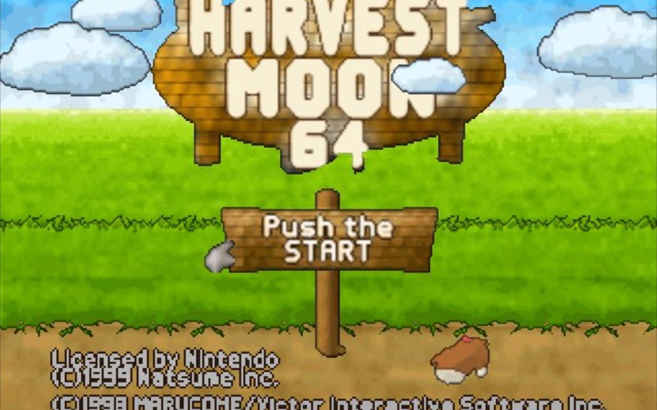 Harvest Moon 64 cover