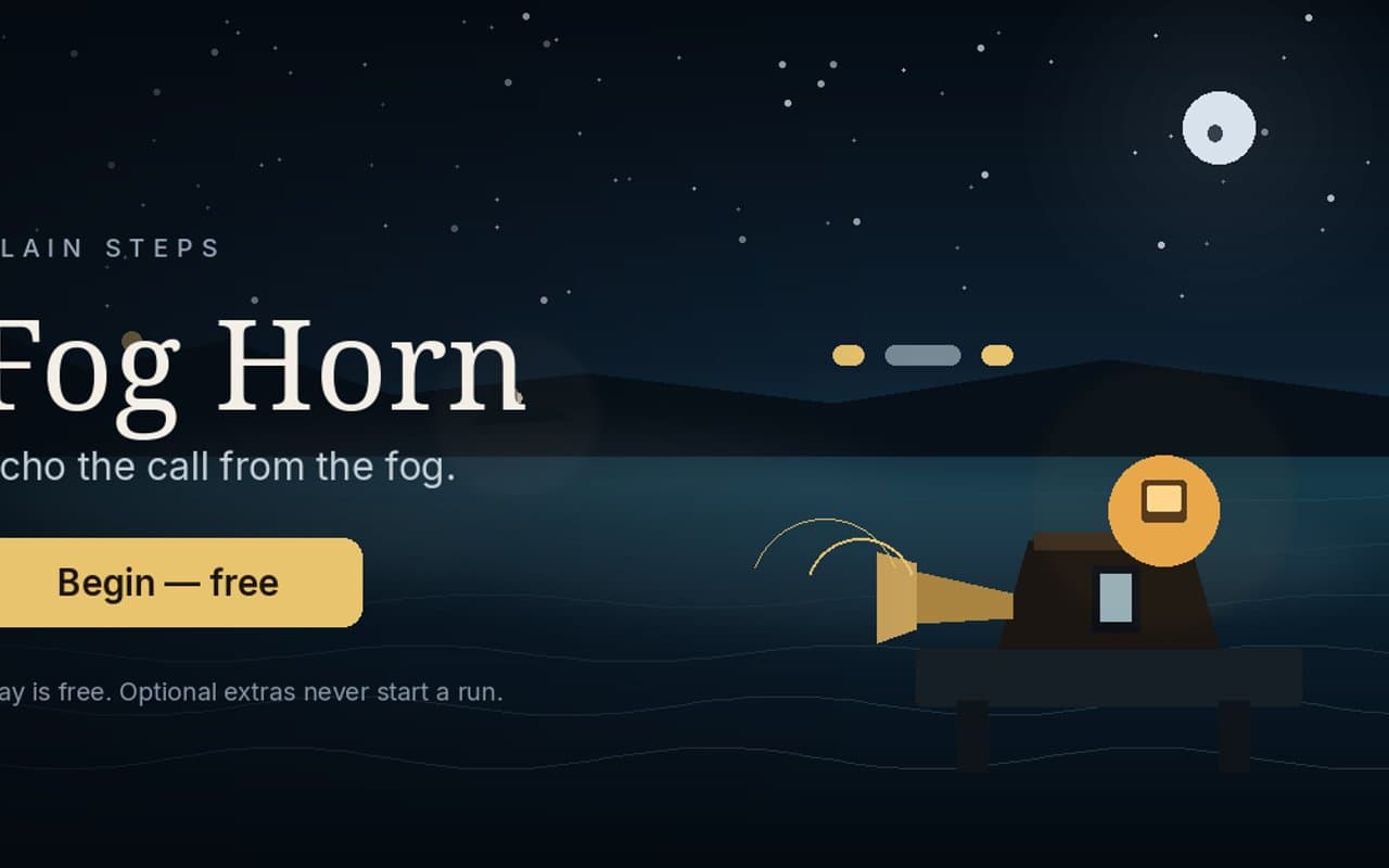 Portada de Fog Horn