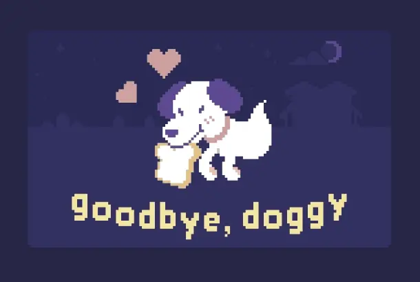 Cover image for goodbye, doggy