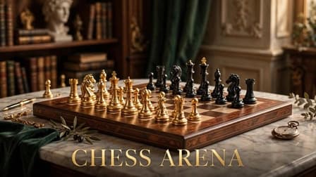 Capa de Chess Arena — a game made with AI and brought to you by…