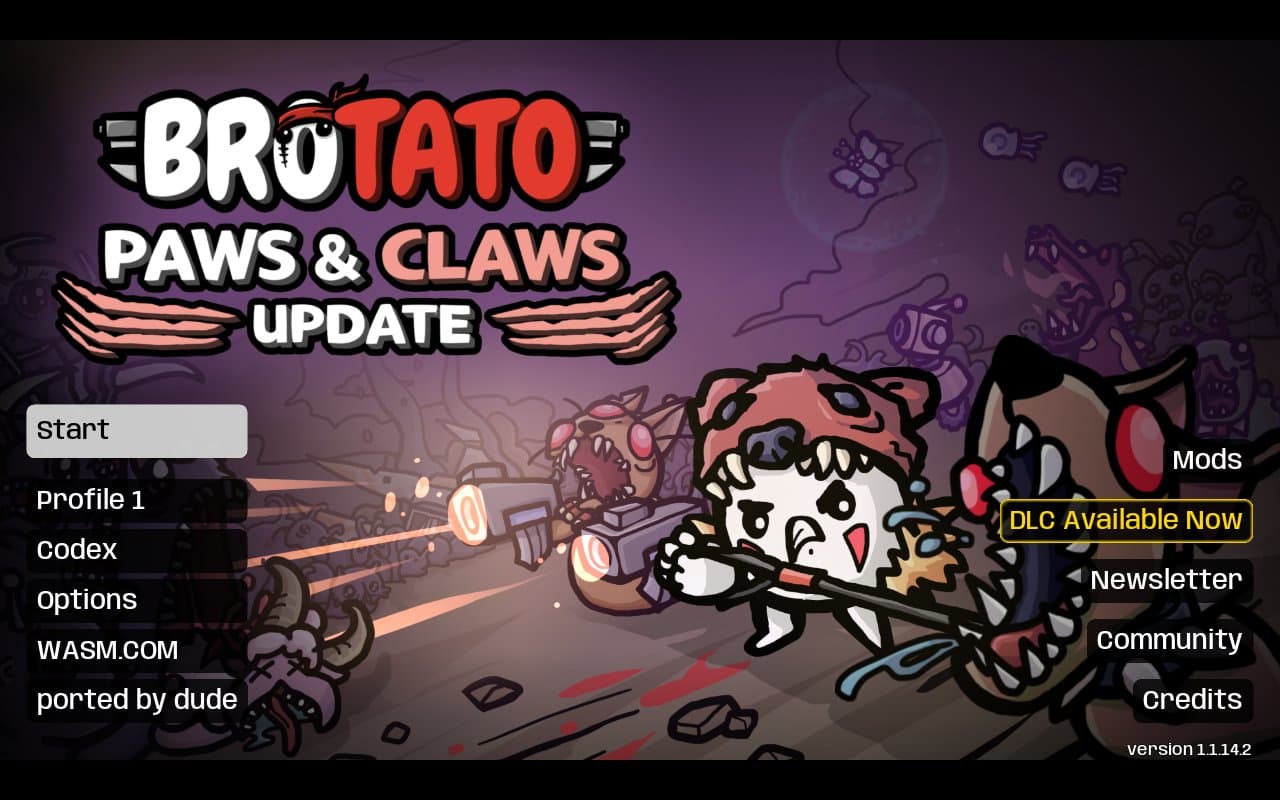 Brotato Paws n' Claws cover