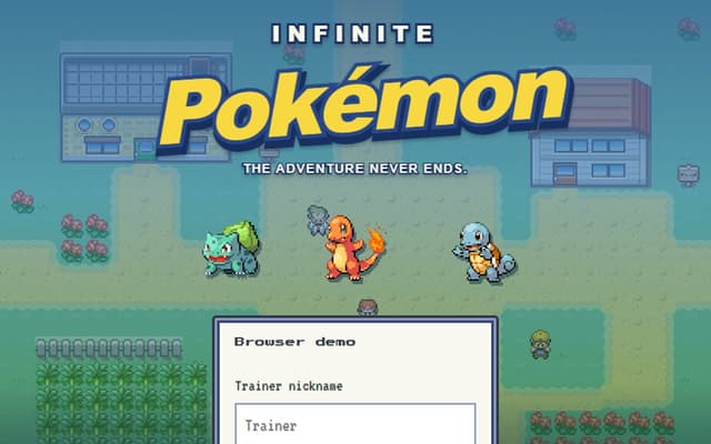 Infinite Pokemon preview