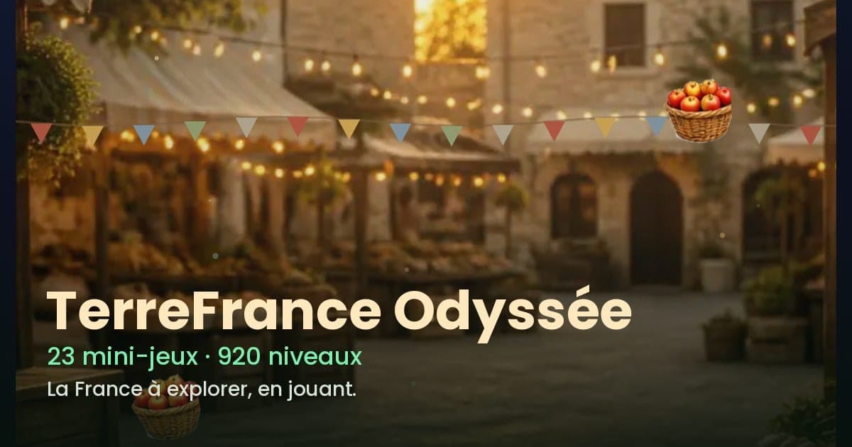 Portada de TerreFrance — six applications françaises, dans votre poche