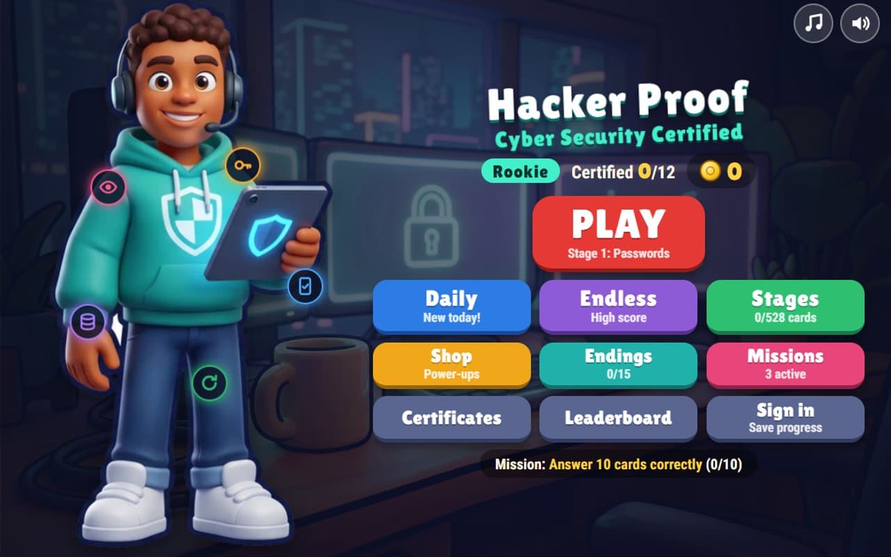 Capa de Hacker Proof: Cyber Security Certified